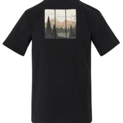 T-shirt regatta cline ix noir montagne M