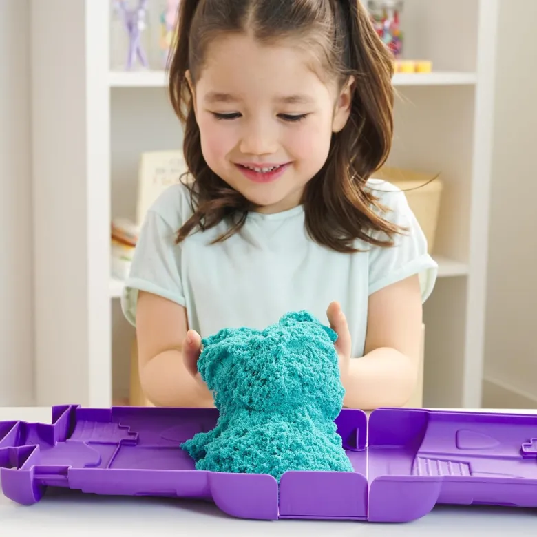 Étui kinetic sand castle