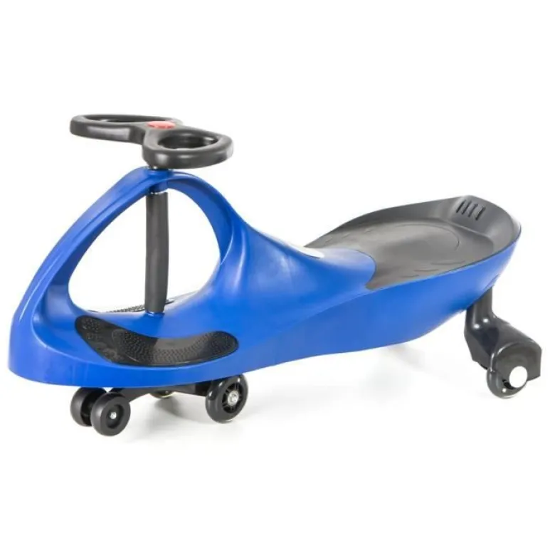 Twistcar voiture enfant sans batterie roues caoutchouc charge 120 kg, bleu