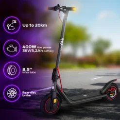 Urbanglide ride 100 max plus – trottinette 10/250w, 25 km, tout-terrain