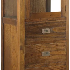 Vaisselier 4 tiroirs bronze bois marron