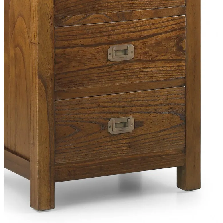 Vaisselier 4 tiroirs bronze bois marron