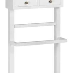 Valet de chambre 2 tiroirs bronze bois