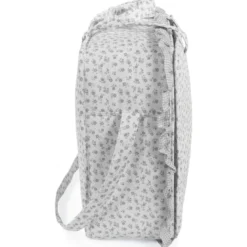 Valise de maternité little bloom fleurs gris