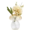 Vase champignon beige