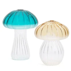 Vase champignon beige