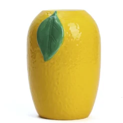 Vase décoratif trompe-l’œil citron Dolce Vita en dolomite