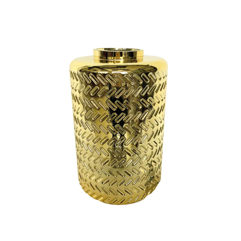 Vase doré 16 x 25 cm