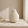 Vase rond blanc crémeux petit modèle