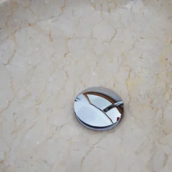 Vasque ronde en marbre crème irina