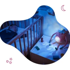 Veilleuse peluche à projection barnabé