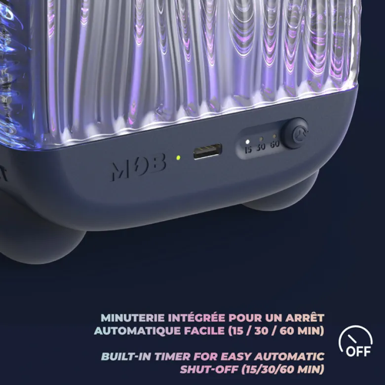 Veilleuse projecteur Océan bruit blanc et enceinte Bluetooth