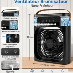 Ventilateur mini refroidisseur d'air et