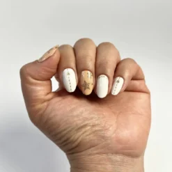 Vernis autocollant astro beige - manucure facile longue tenue Beige astral