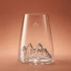 Verre design topographic : tre cime