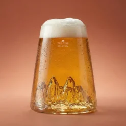 Verre design topographic : tre cime