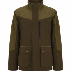 Veste confort baroudeur canevas polyester coton marron m à 3xl
