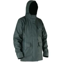 Veste imperméable en 13688 polyuréthane pvc kaki foncé m à 3xl