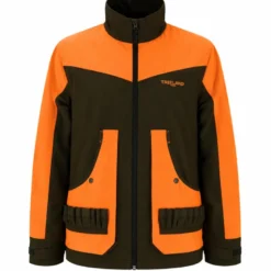 Veste treeland ouverture déperlante orange marron s à 3xl
