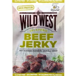 Viande séchée de bœuf wild west jalapeno beef jerky 60g