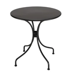 Vianney - table de jardin ronde 2 personnes 70x70cm