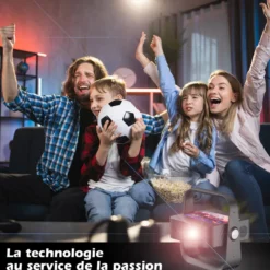 Vidéoprojecteur & tablette tactile 7’’ android 9 – 4k, 6000 lumens