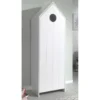 Vipack casami armoire 1 porte blanc