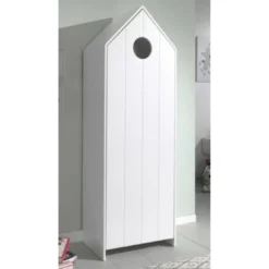 Vipack casami armoire 1 porte blanc