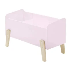 Vipack coffre à jouets kiddy vieux rose