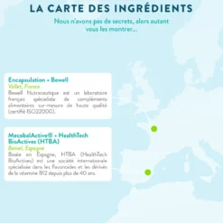 Vitamine b12 - energie - 4 mois