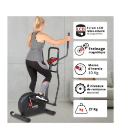 Vélo elliptique ce 602 - care - compact