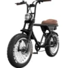 Vélo électrique biplace cargo garrett miller z pneus off road,noir
