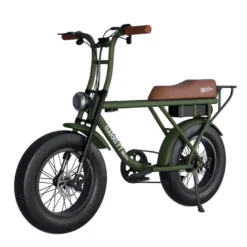 Vélo électrique biplace cargo garrett miller x vert, batt simple, pneus route