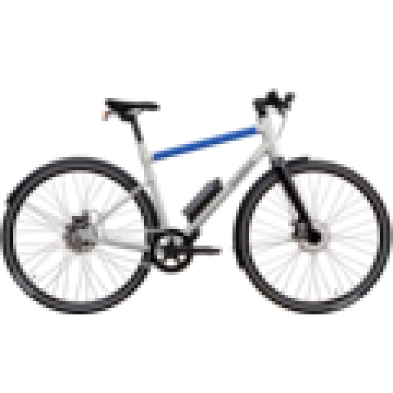 Vélo électrique parco 006 cadre haut bleu