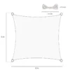 Voile ombrage carré - 4x4m Beige