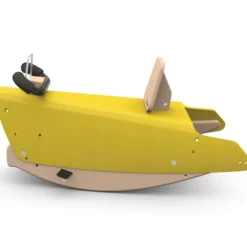 Voiture à bascule - jaune