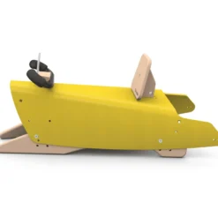 Voiture à bascule - jaune