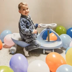 Voiture enfant twistcar 120 kg max bleue