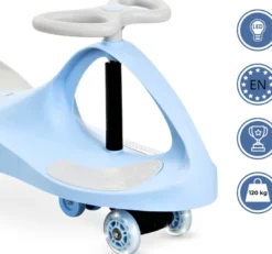 Voiture enfant twistcar 120 kg max bleue
