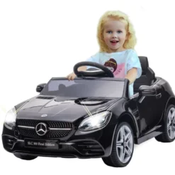 Voiture mercedes-benz slc noir 12v