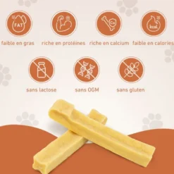 Wildfang® fromage à mâcher - bâton à mâcher au fromage à pâte dure - 1 x xl