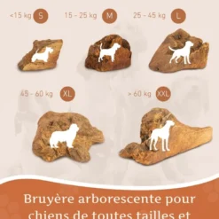 Wildfang - mâcher des racines de bruyère arborescente - 3 x l