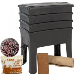 Worm café 3 plateaux + 500g de vers