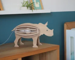 Zooo savane - lampe à poser rhinocéros